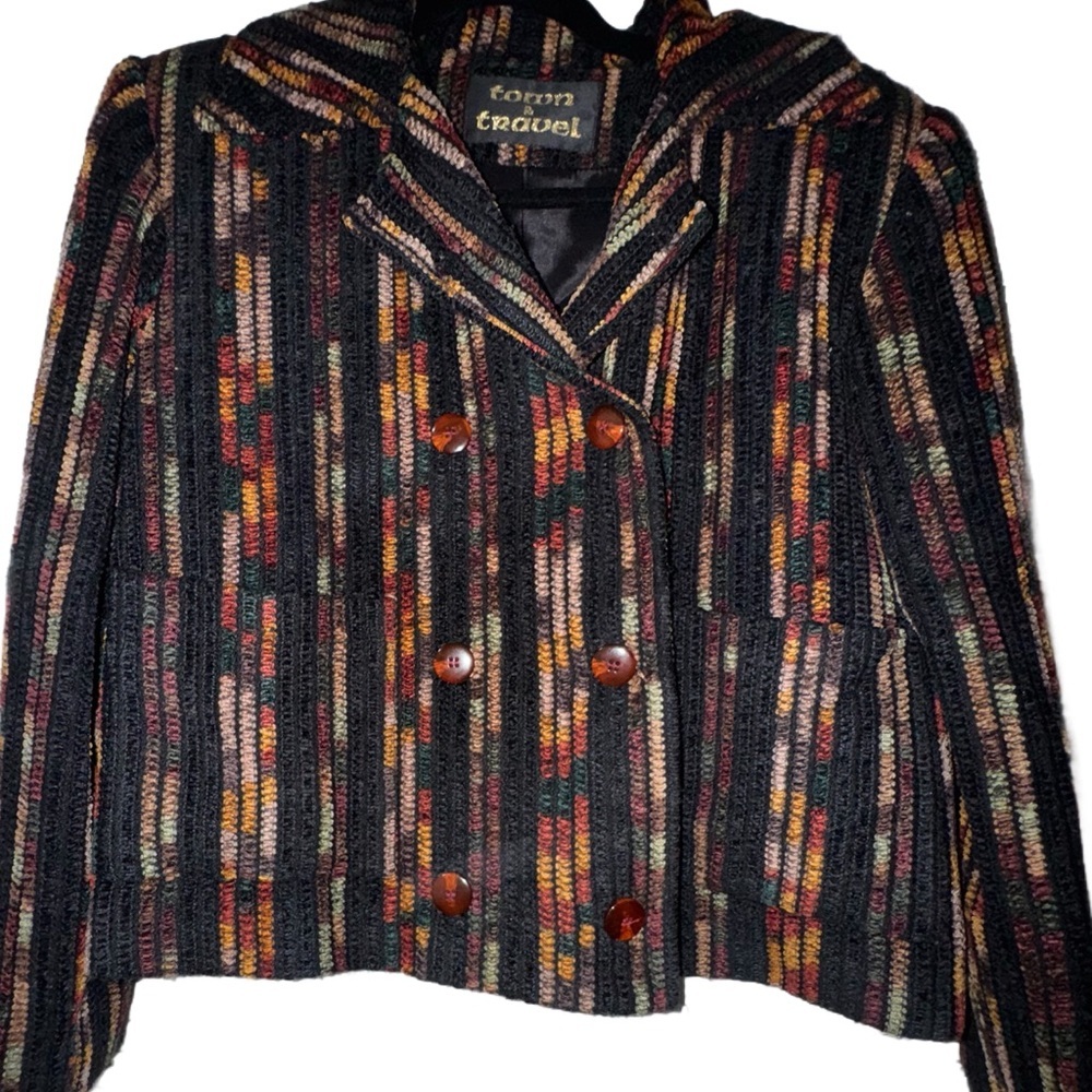 Town & Travel Vintage Tweed Blazer